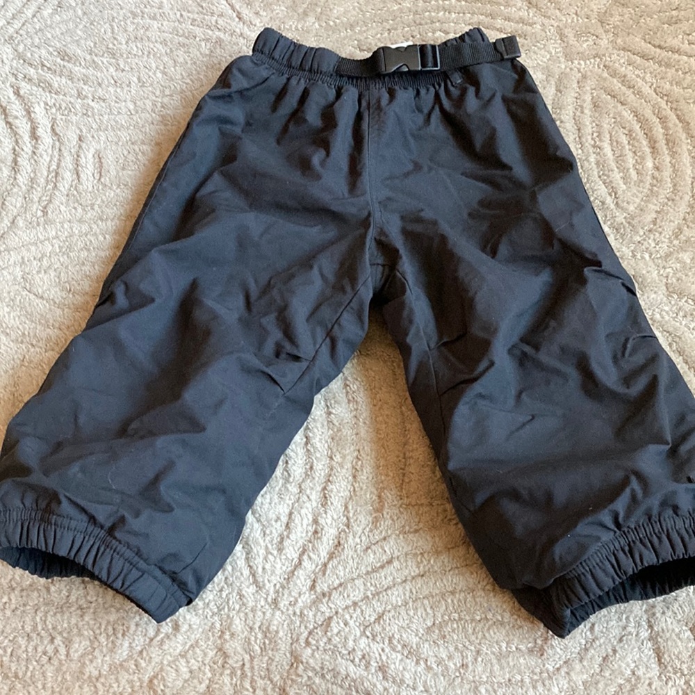REI Tots 2T Black Fleece Lined Snow & Ski Pants